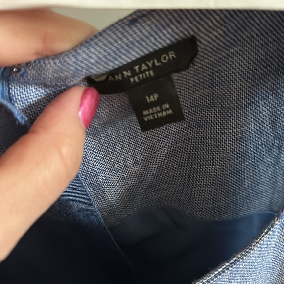 Ann Taylor Linen pencil dress - Picture 4 of 4